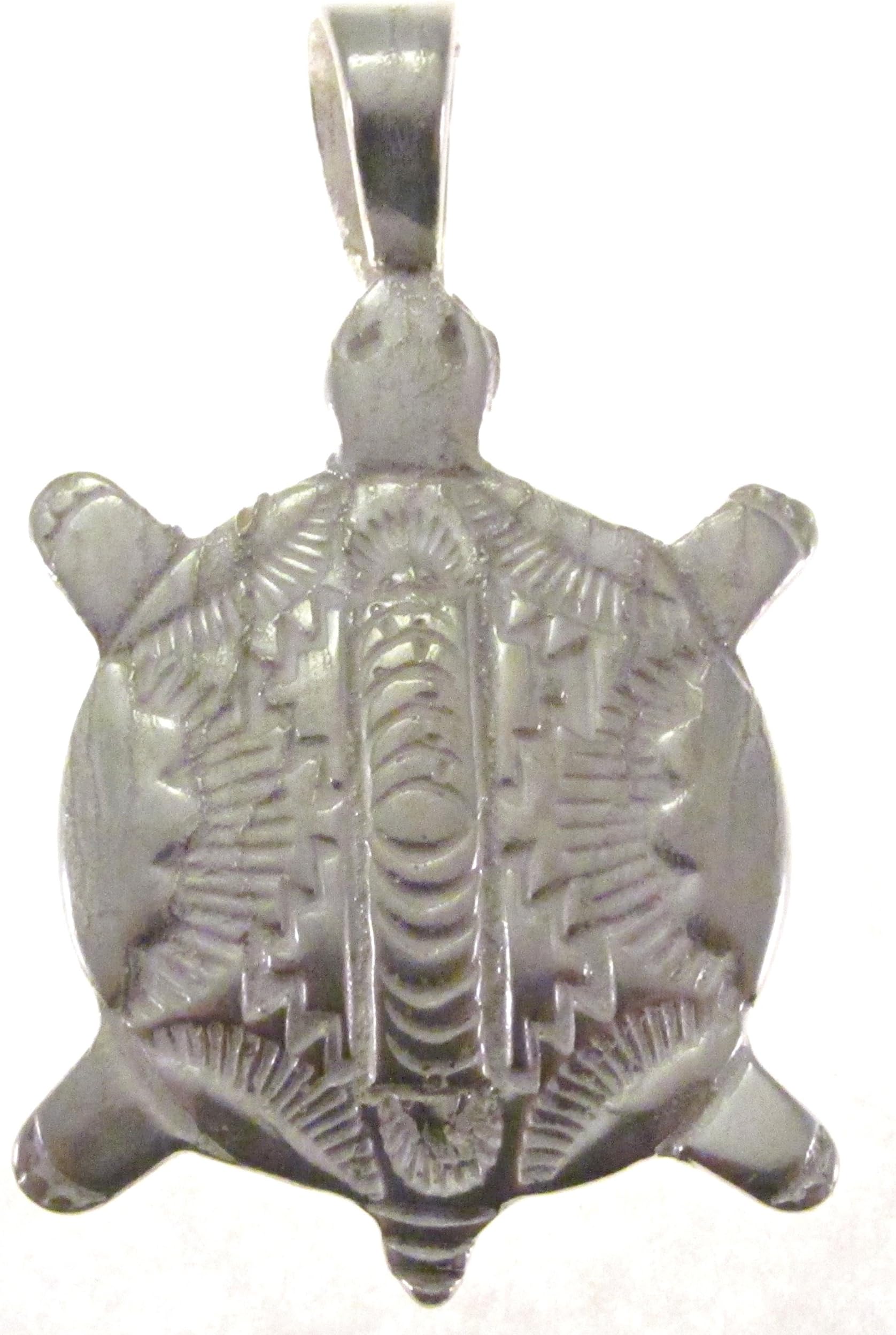 Sterling Silver Zuni Turtle Pendant
