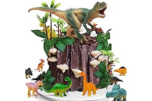 Enhance Your Cakes with Dino Charm: 26-Piece Dinosaur Cake Decoration Extravaganza!