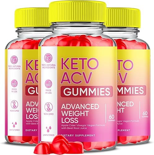 S.O Labs Keto ACV Gummies Advanced Weight Loss, Diet Belly Fat Folate Burner Apple Cider Vinegar Supplement, Keto+ACV Detox Vitamin Work Fast Folic