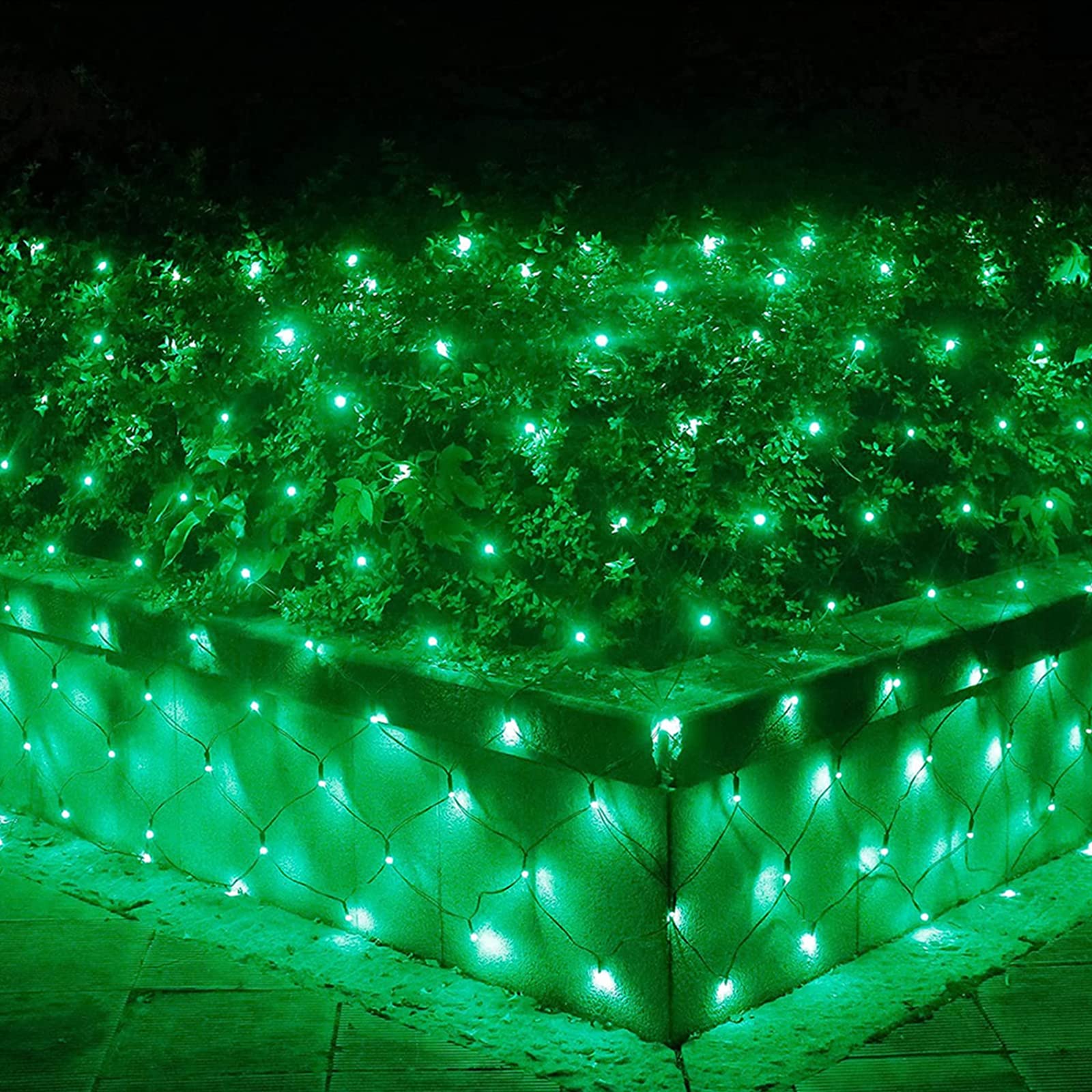 Filet lumineux 8x10m 2600LED Guirlande Lumineuse - Vert