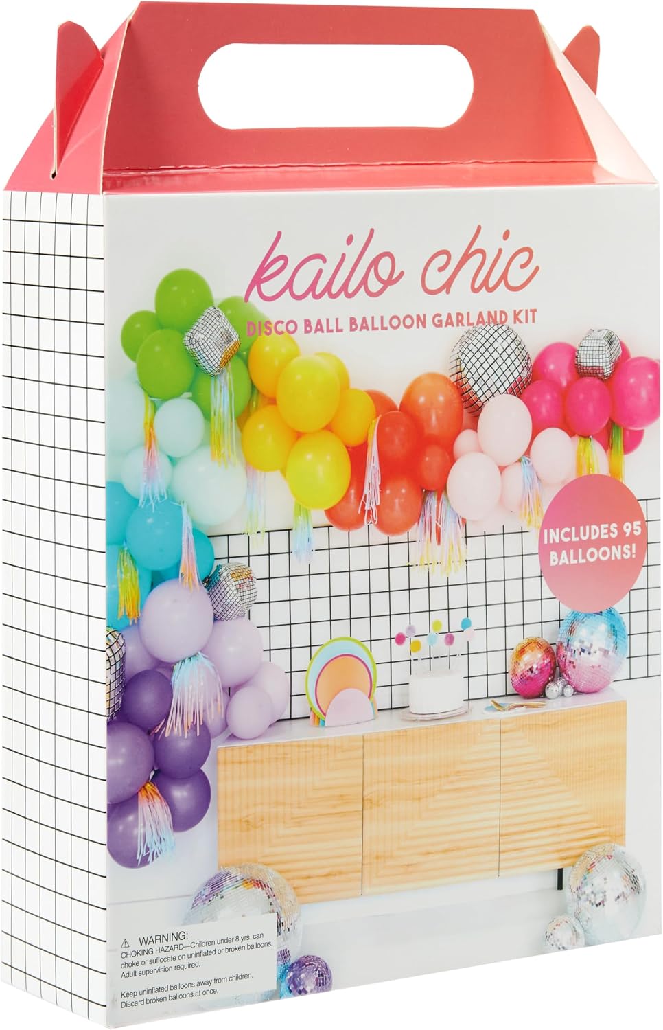 C. R. Gibson DAFG-25047 Kailo Chic Acrylic Daisy Flower Garland, 5 Feet Long, Multicolor