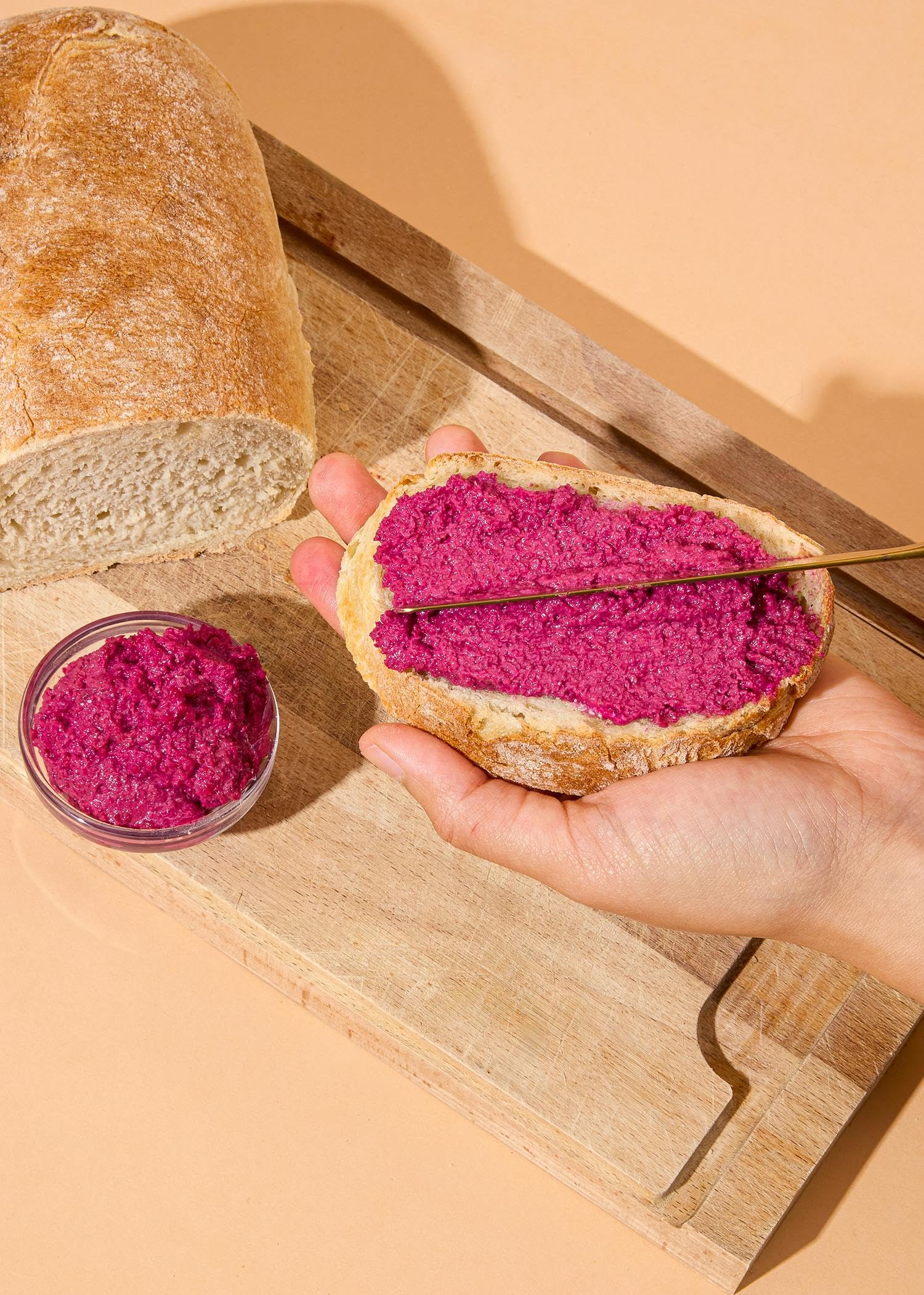 KoRo - Bio Rote Bete Meerrettich Aufstrich 380 g - Auf Sonnenblumenkernbasis - 40 % Gemüseanteil - Vegan