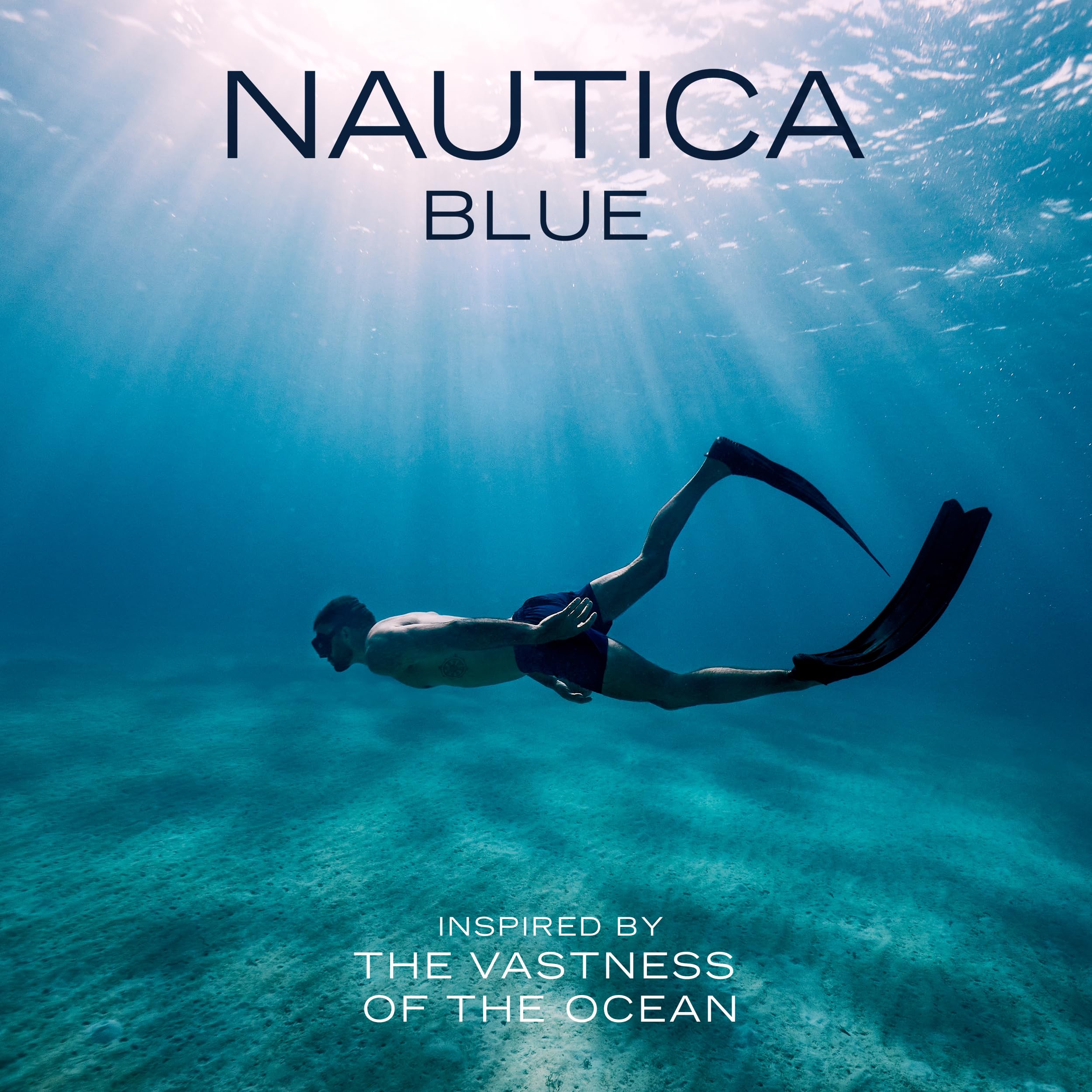 Nautica Blue, Eau de Toilette Spray, Profumo Uomo con Note di Bergamotto, Ninfea e Cedro - 100 ml