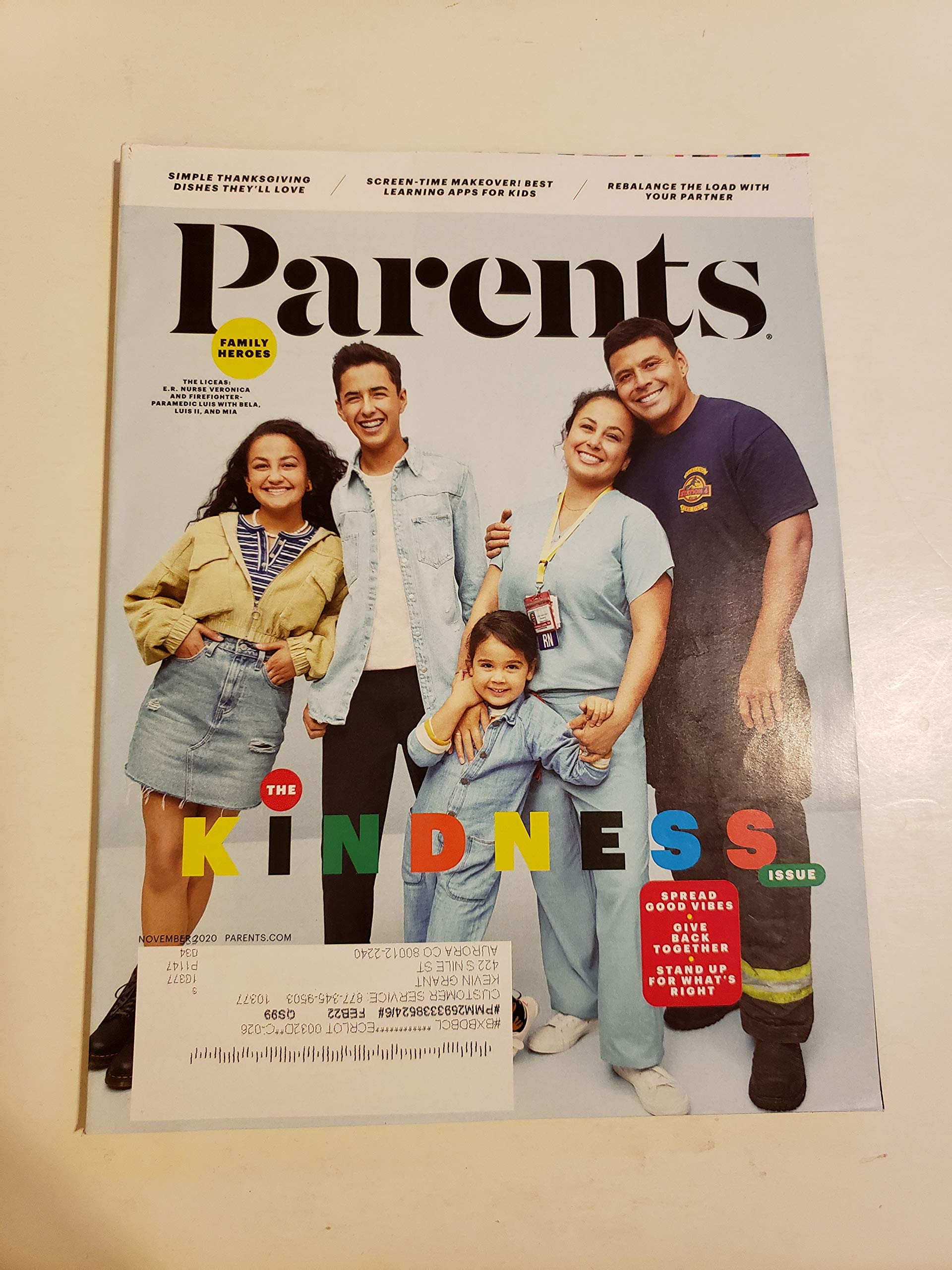 Parents Magazine: The Kindness Issue (November 2020)