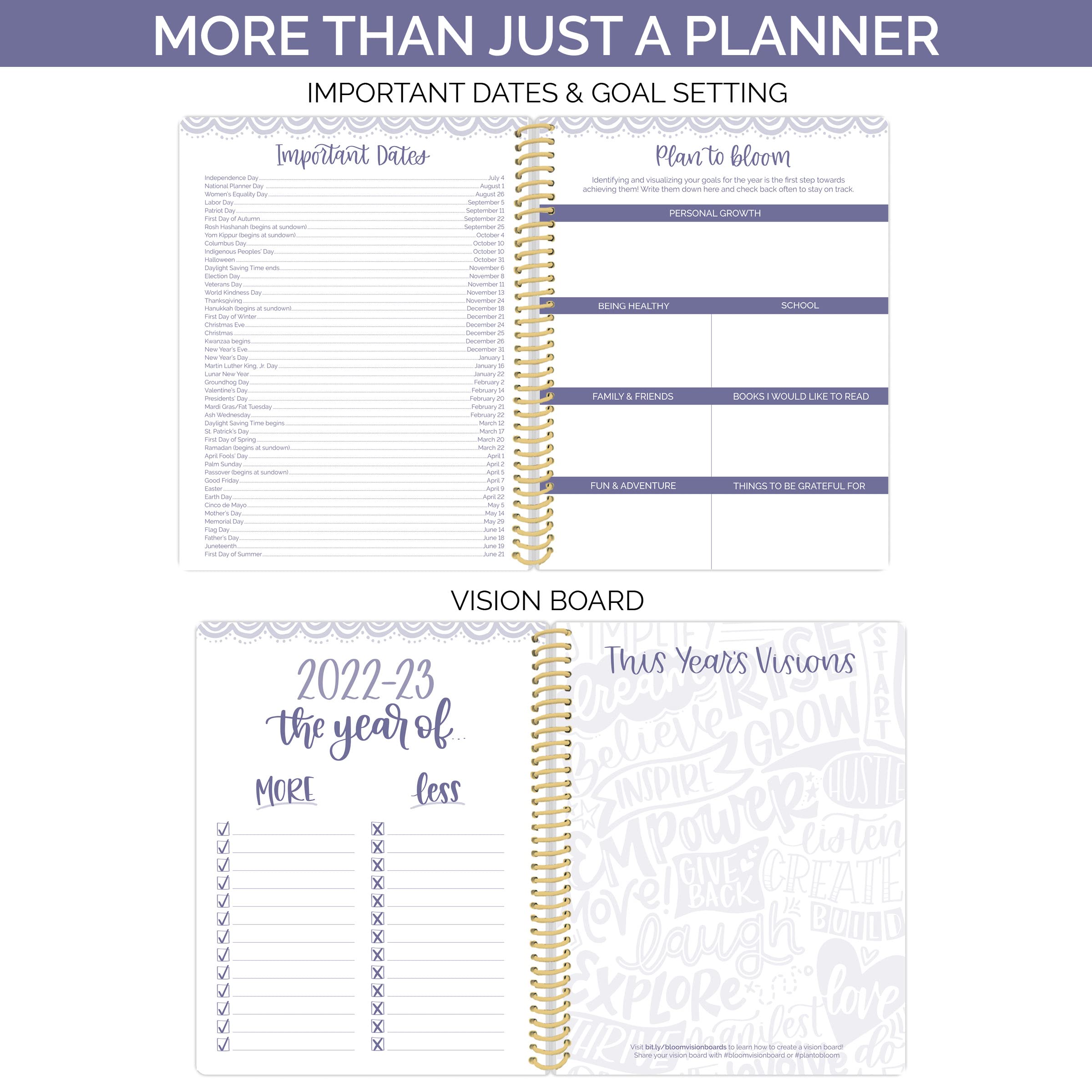 Buy Daisy by bloom daily planners 20222023 Academic Year Student Day