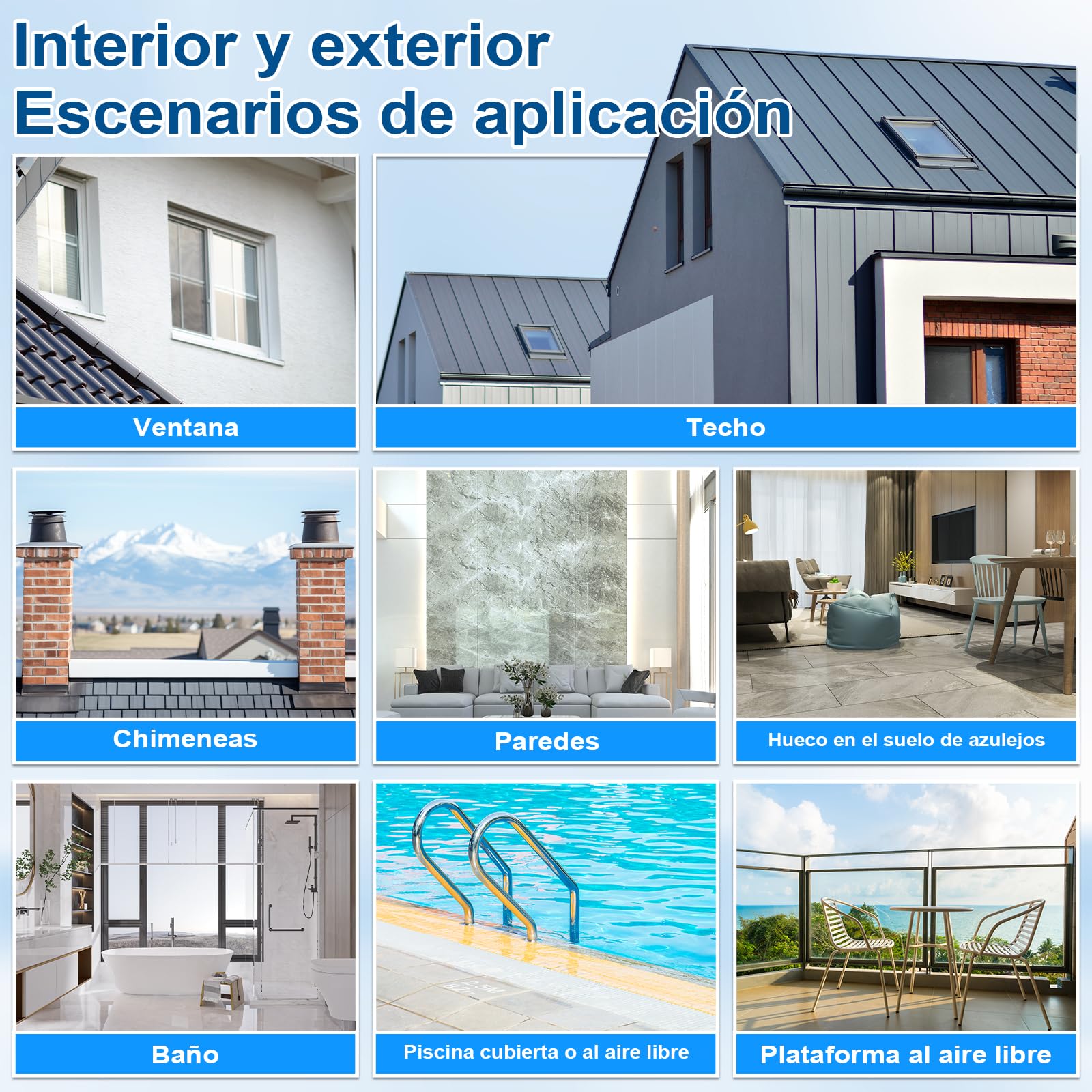 Impermeabilizante Transparente 1KG | Hidrofugante Invisible, Sellador Impermeable para Interiores y Exteriores | Reparación de Fugas en Baño, Inodoro, Tejado, Paredes, Azulejos
