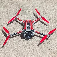 Vista 6 de Master Airscrew Hélices Stealth para DJI Mini 3 - Rojo, 4 hélices en Set