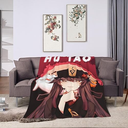 Miniatura 6 de HuTao - Manta de franela de felpa súper suave y cálida para sofá, dormitorio, decoración de sofá, regalos de 50 x 40 pulgadas, manta HuTao