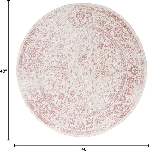 Miniatura 433 de Safavieh colección Adirondack - Alfombra de área, 6 x 9 pies, gris y azul, diseño oriental desgastado, no desprende pelusa, fácil cuidado, ideal