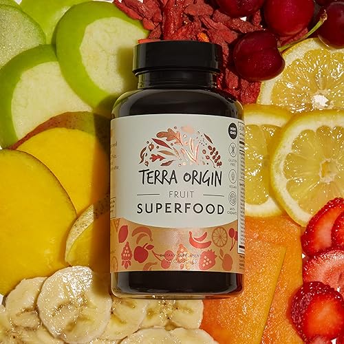 Miniatura 5 de TERRA ORIGIN Suplemento de superalimentos de frutas y verduras | 180 cápsulas vegetarianas | Sin OMG, sin gluten, píldoras veganas hechas en Estados