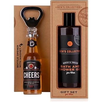 Accentra Men's Collection Gift Set with 150 ml Shower Gel and Bottle Opener