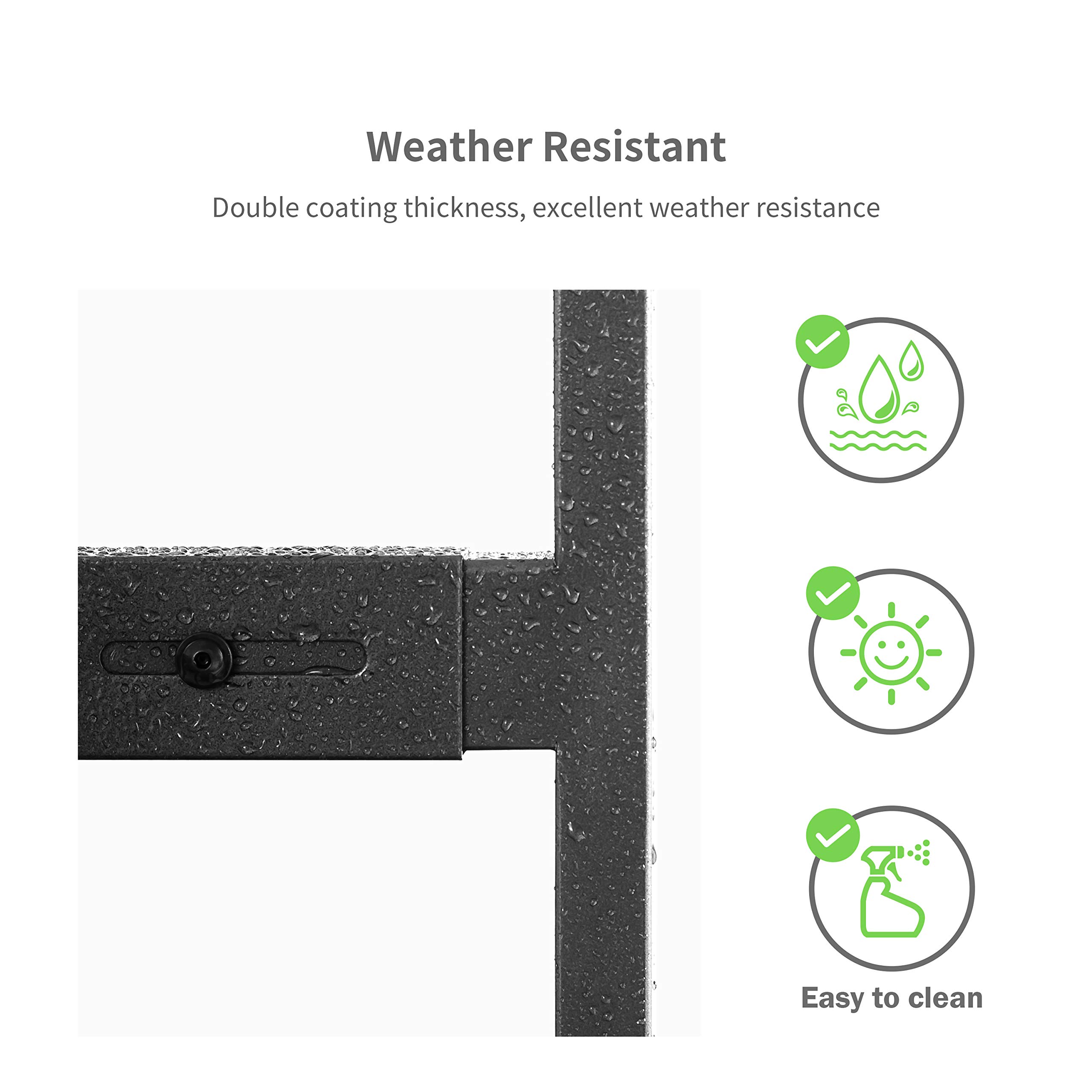FaithLand Support de plantes, taille réglable pour pot de fleurs de 20,3 cm, 25,4 cm, 28,9 cm, 30,5 cm, support de pot de fleurs en métal, support extensible pour plantes d'intérieur et d'extérieur
