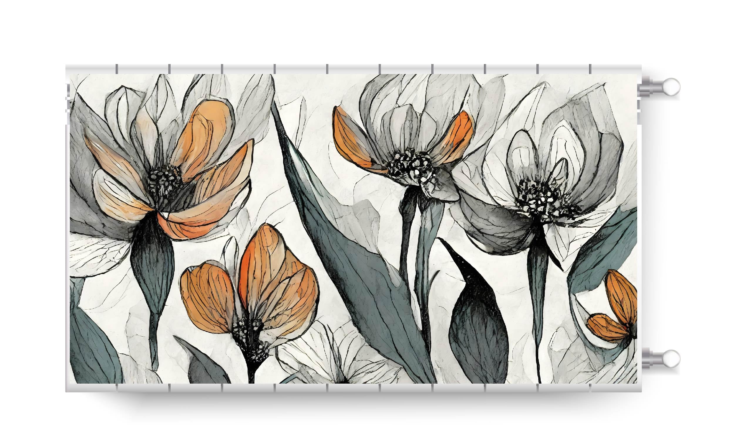 JAROGRAF Magnetic Radiator Cover – Decorative Interior Radiator Mat, Easy No-Drill Installation, and Designs — image 1