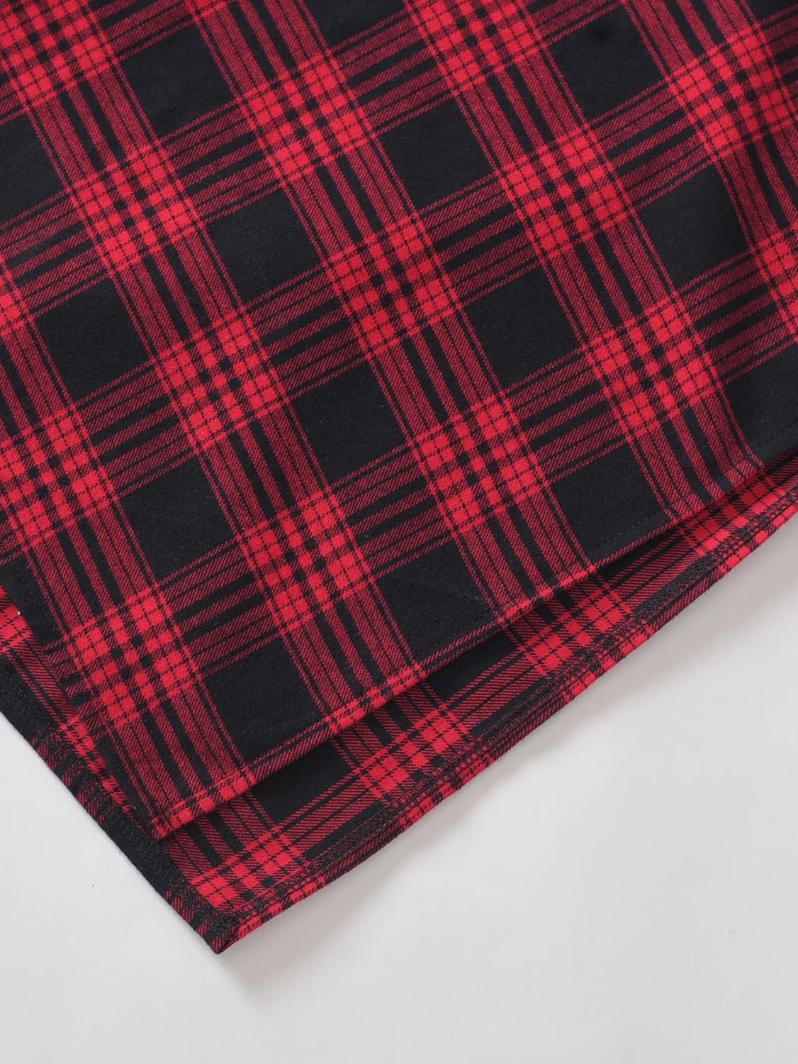 Esenchel Women's Plus Size Long Cotton Flannel Nightgown - Image 4