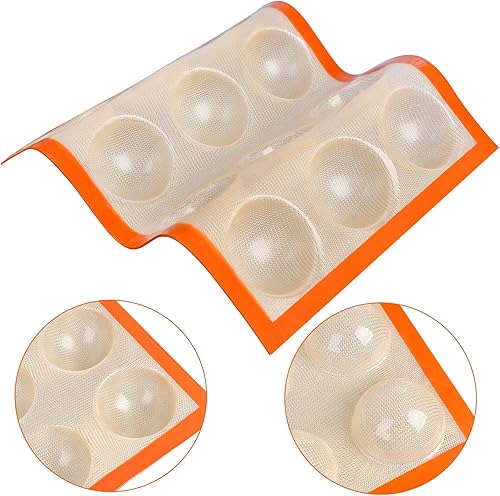 Miniatura 3 de SANTOW Molde de silicona antiadherente para magdalenas, molde para hornear magdalenas regulares de 12 tazas, molde para magdalenas de 12 tazas,