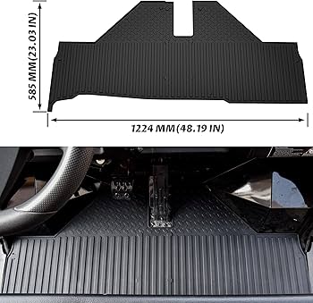 Amazon.com: SAUTVS TPE Floor Mat for Kawasaki Mule, Rubber Front