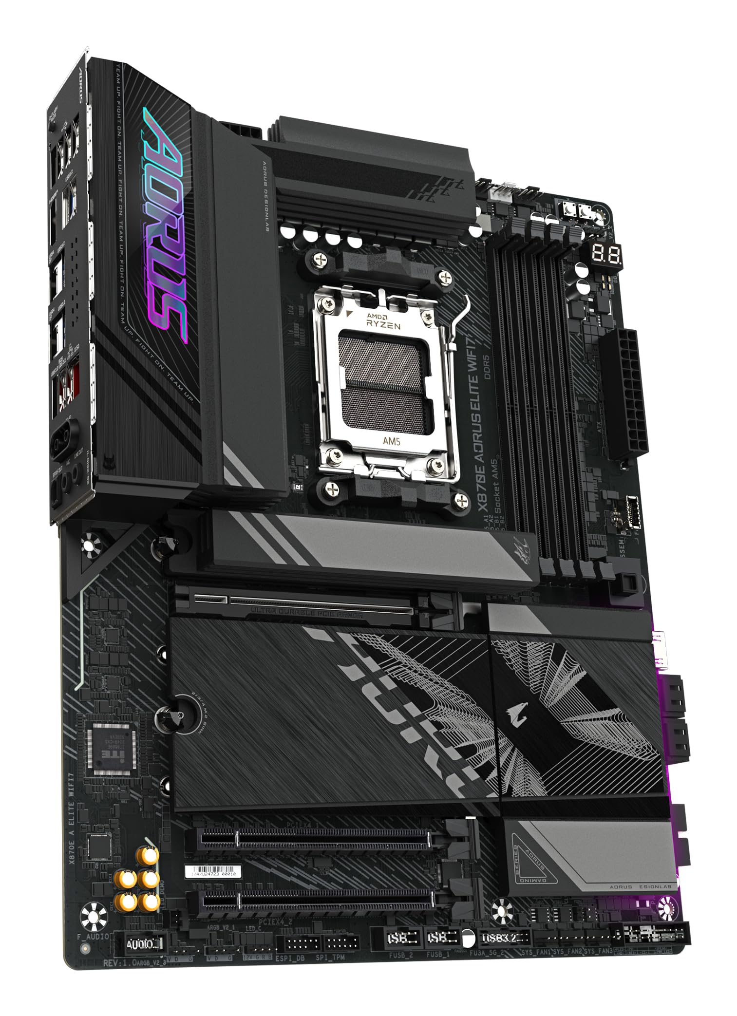 GIGABYTE X870E AORUS Elite WIFI7 Motherboard - Supports AMD Ryzen