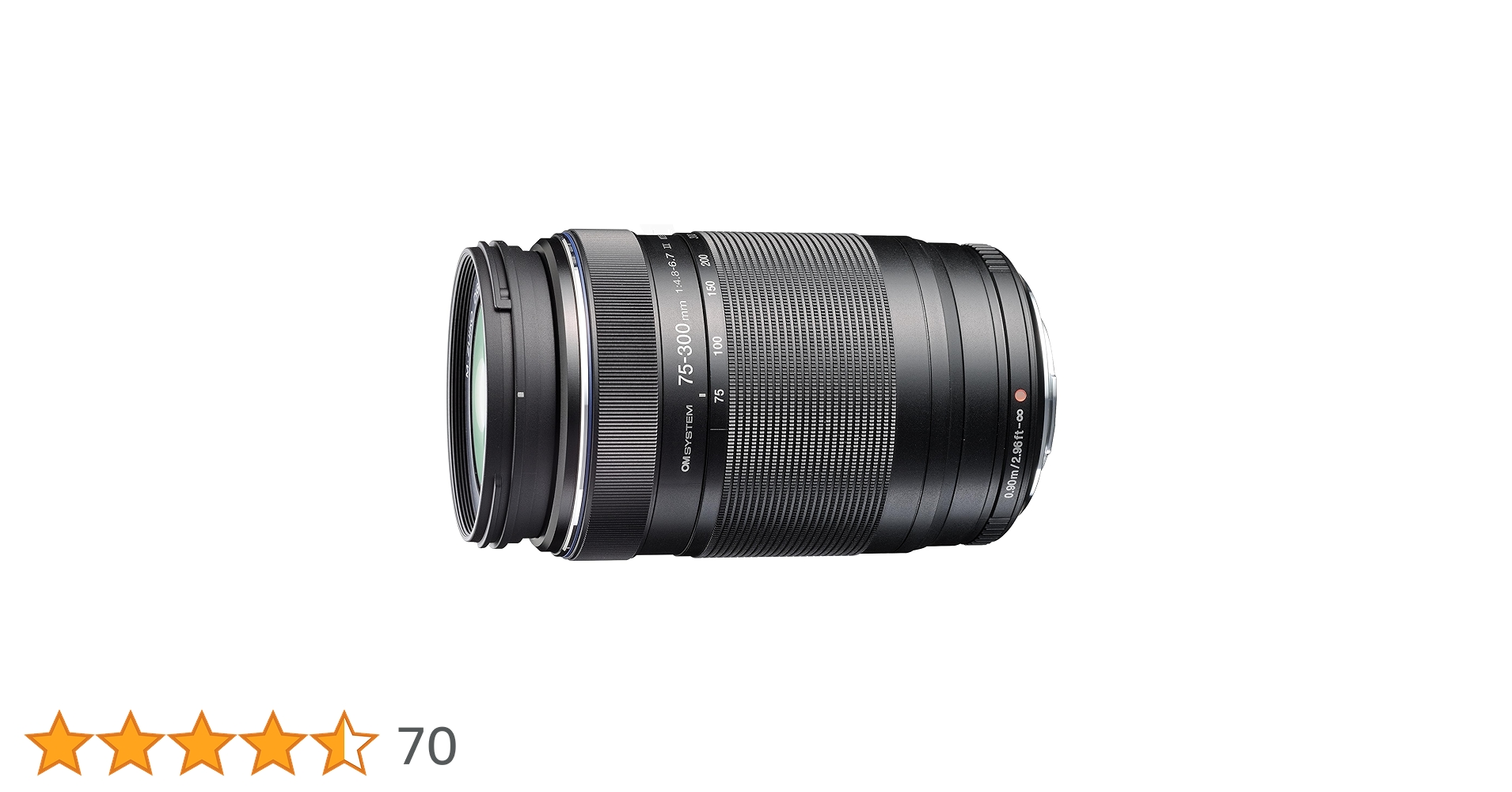 Amazon.co.jp: M.ZUIKO DIGITAL ED 75-300mm F4.8-6.7 Ⅱ : 家電＆カメラ