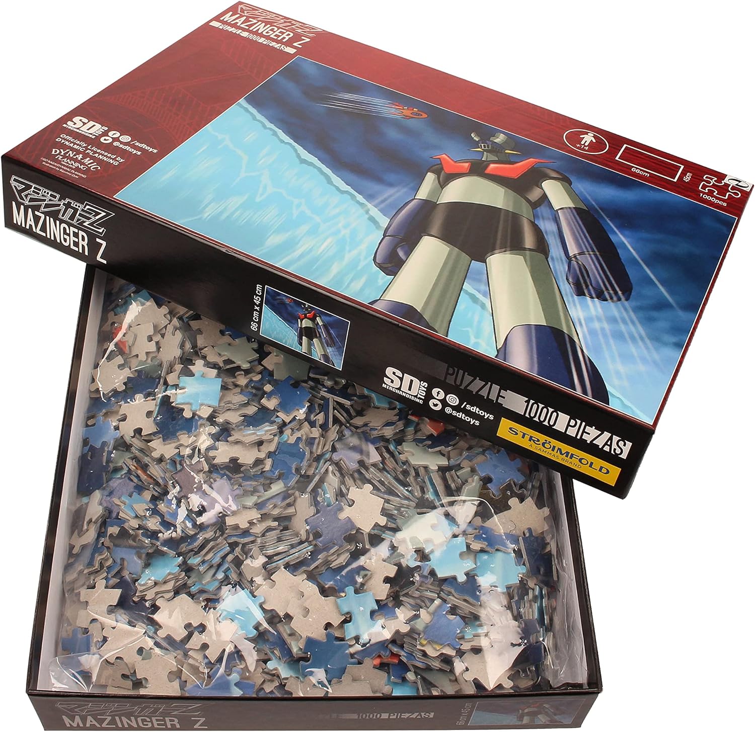 Mazinger Z Portada 1000-Piece Jigsaw Puzzle, Brain Teaser Activity | 26 x 18 Inches