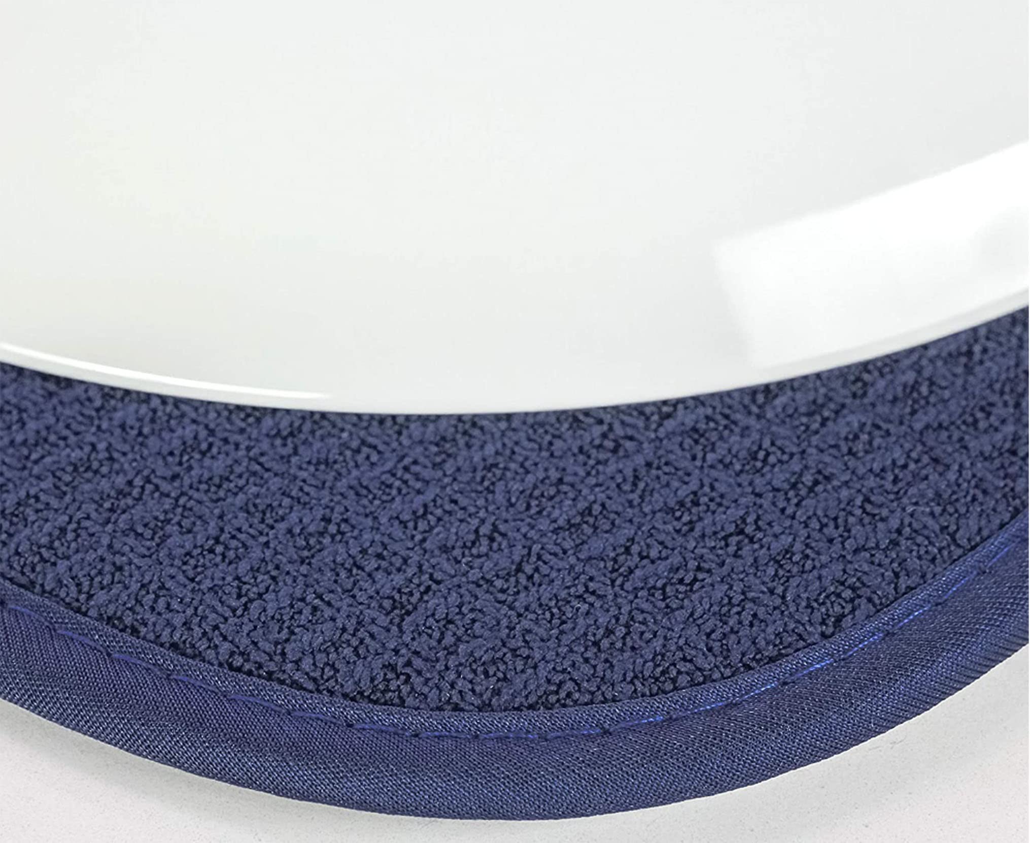Microfibre Dish Drying Mats for Kitchen Super Absorbent Dish Drainer Mat Washing Up Mat for Countertop Tabletop 40cm x 46 cm 2 Pack Navy Blue - Image 3