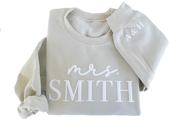Bride Sweatshirt - Mrs Sweater - Honeymoon Outfit - Wedding Gift - Bride Crewneck - Miss to Mrs