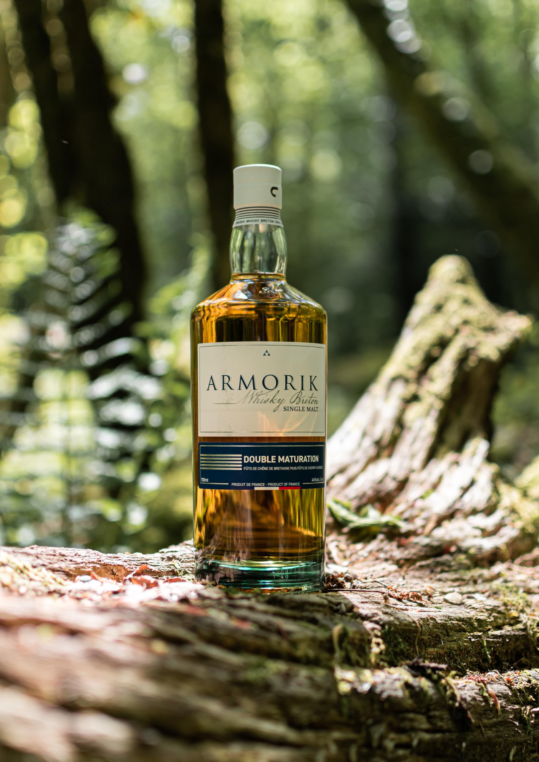 Armorik DOUBLE MATURATION Whisky Breton Single Malt 46% Vol. 0,7l in Geschenkbox