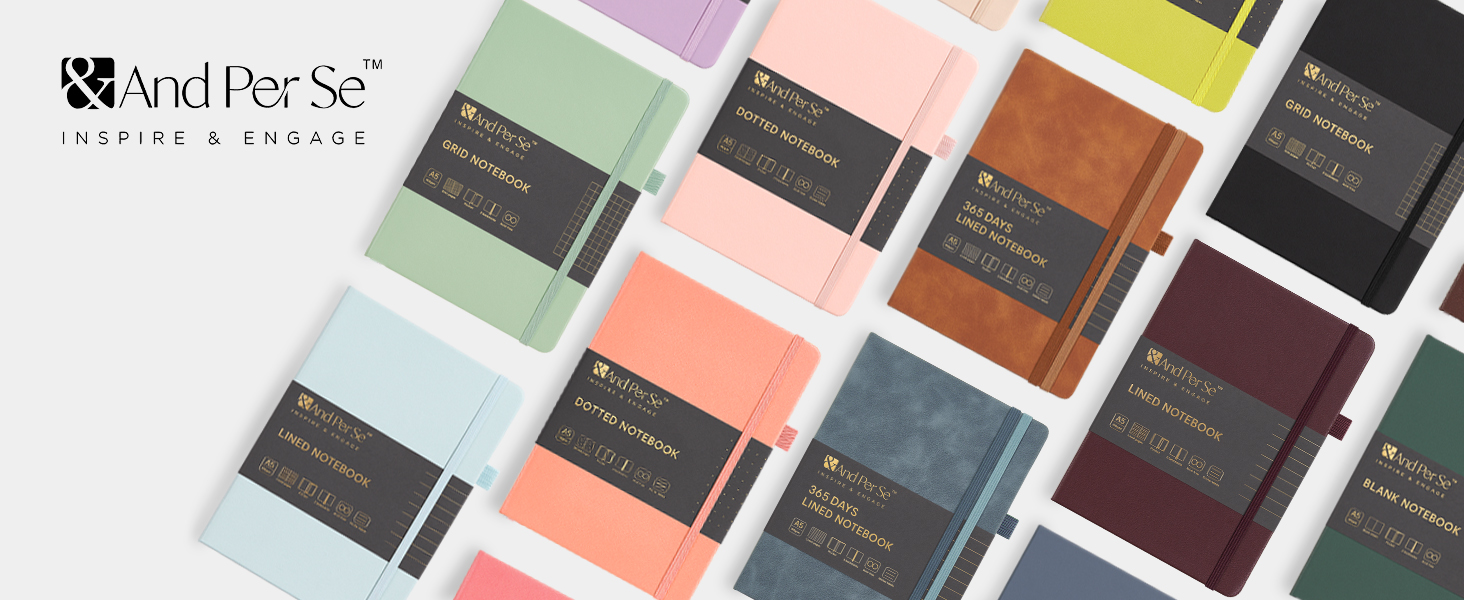 Amazon.com : &And Per Se Dotted Journal Notebook, A5