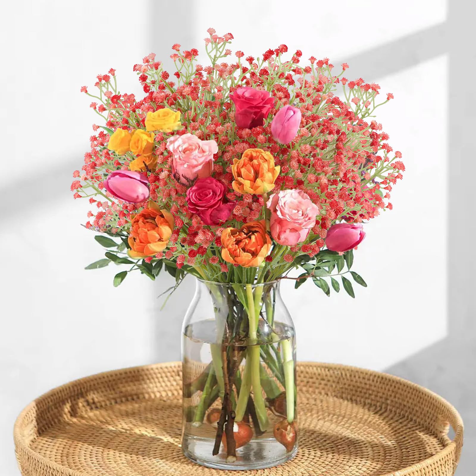 Gypsophila Finti 10 Pezzi - Fiori Artificiali Bianchi Per Matrimoni, Centrotavola E Decor Casa - Foto 7