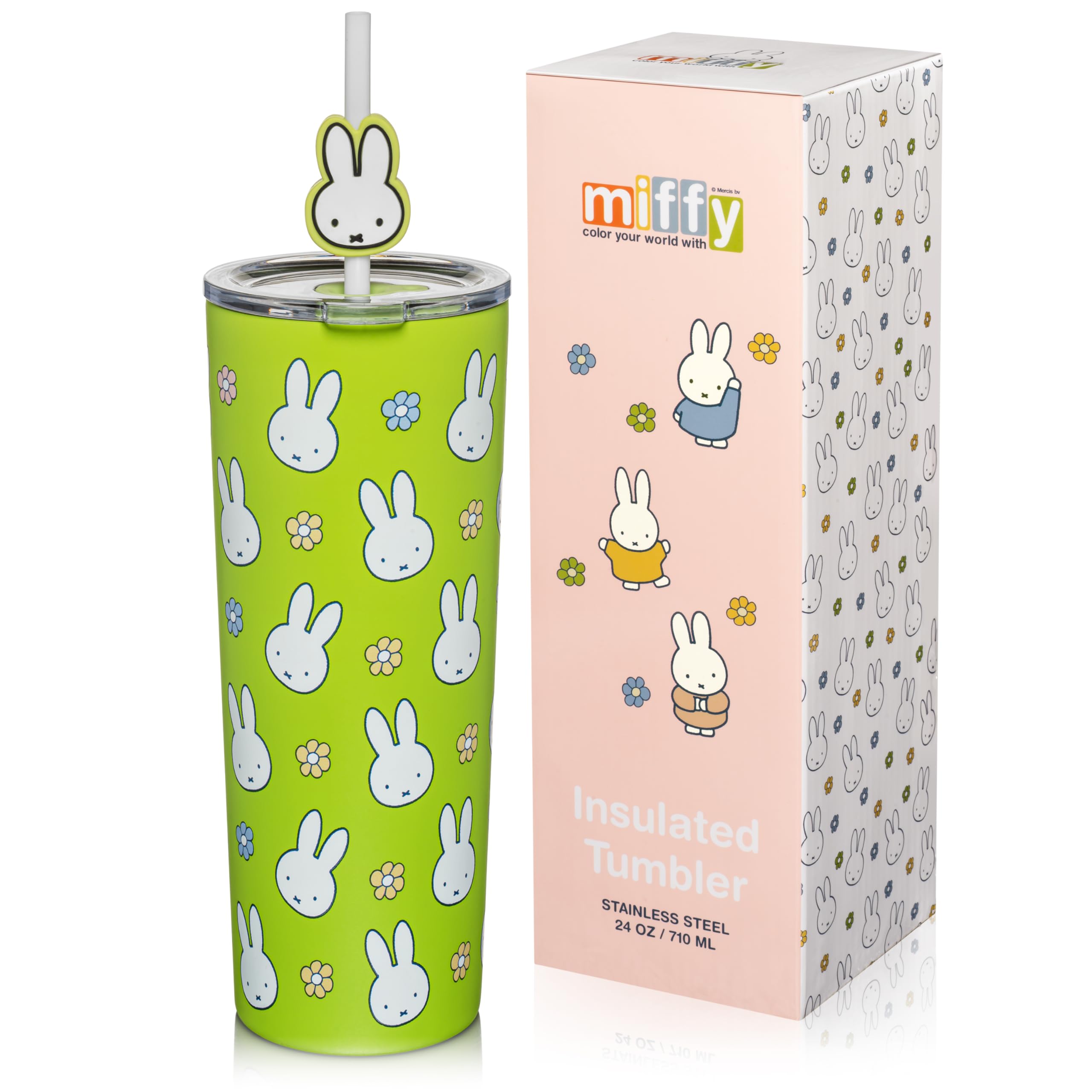 Amazon.com | Dragon Glassware | Miffy Stainless Steel Tumbler with