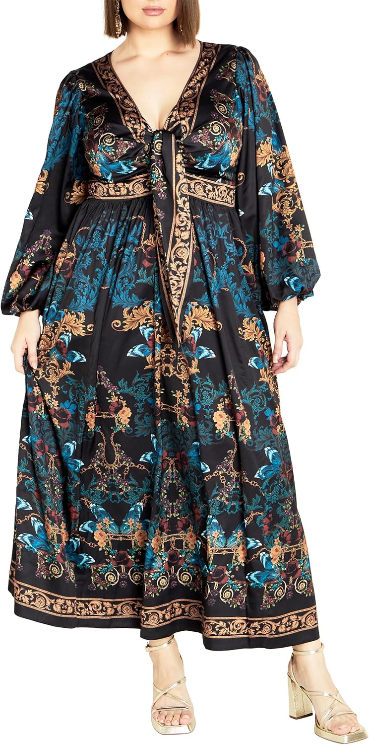 City Chic Women's Plus Size Livvy Maxi Dress - Curve Sizing 12-26