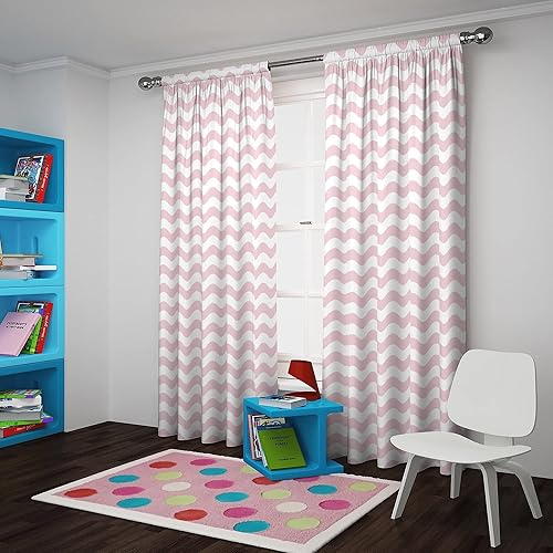Miniatura 8 de ECLIPSE Cortinas de oscurecimiento de habitación de niños para dormitorio, My Scene 42 x 84 pulgadas, panel individual con aislamiento térmico,