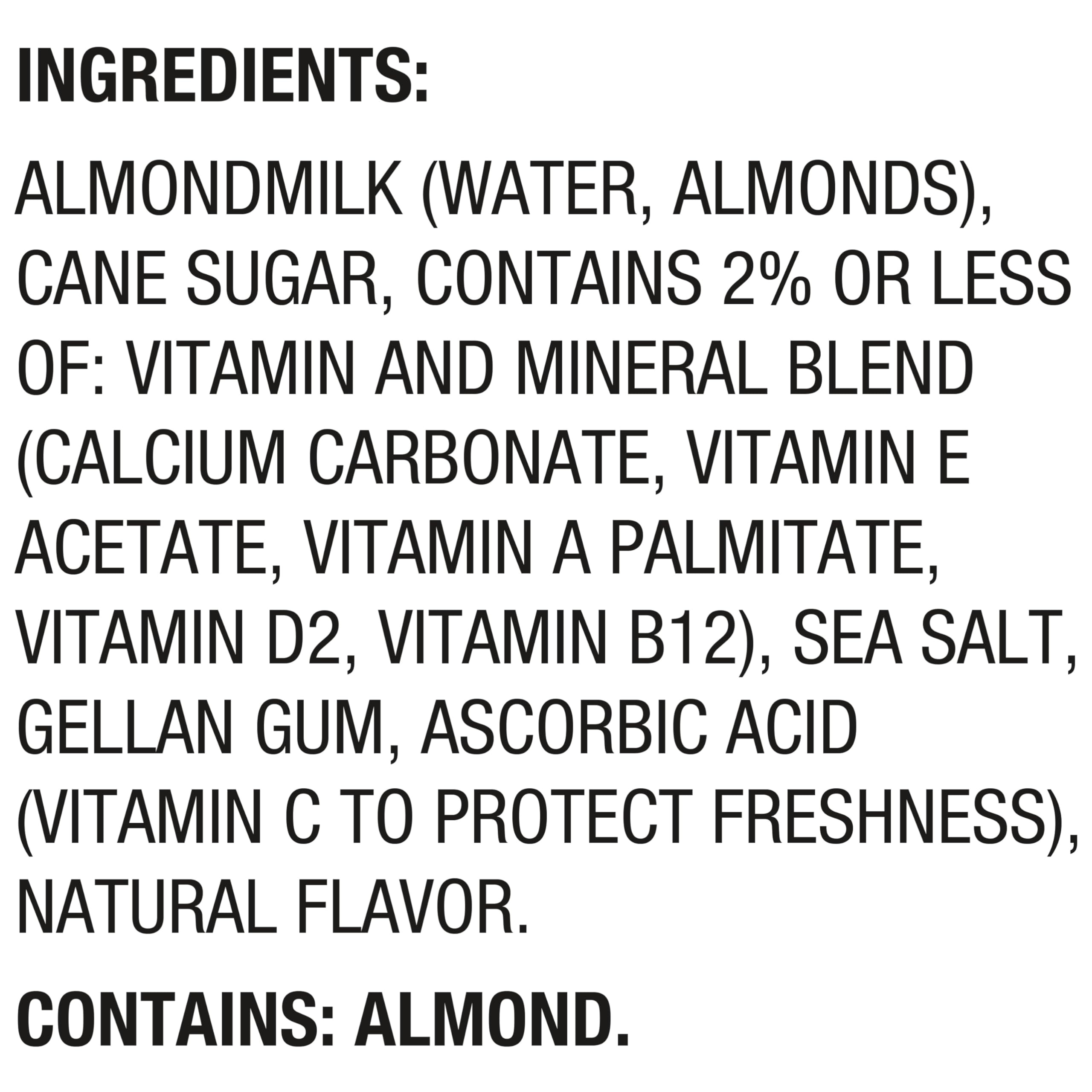 Silk Almond Milk, Original, Dairy Free, Gluten Free, Seriously Creamy Vegan Milk with 50% More Calcium than Dairy Milk, 64 FL OZ Half Gallon