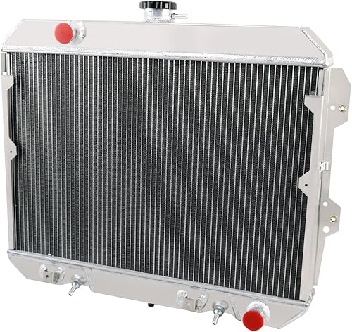 Miniatura 18 de Radiador para Nissan Datsun 280ZX 280 ZX 280 ZX 280C 430 Sedan 2.8L L6, radiador de aluminio de rendimiento completo de 3 filas