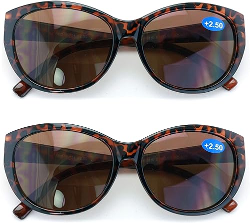 Miniatura 4 de 2 pares de lentes de sol de lectura bifocales para mujer Cateye Vintage Jackie Oval