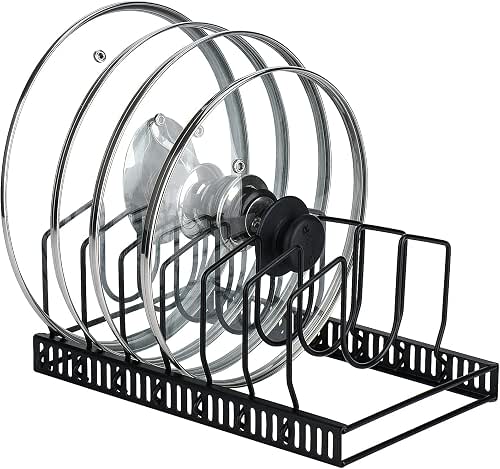Toplife Topfdeckelhalter, Deckelhalter Schublade für Topfdeckel, Schneidebretter und Pfannen mit