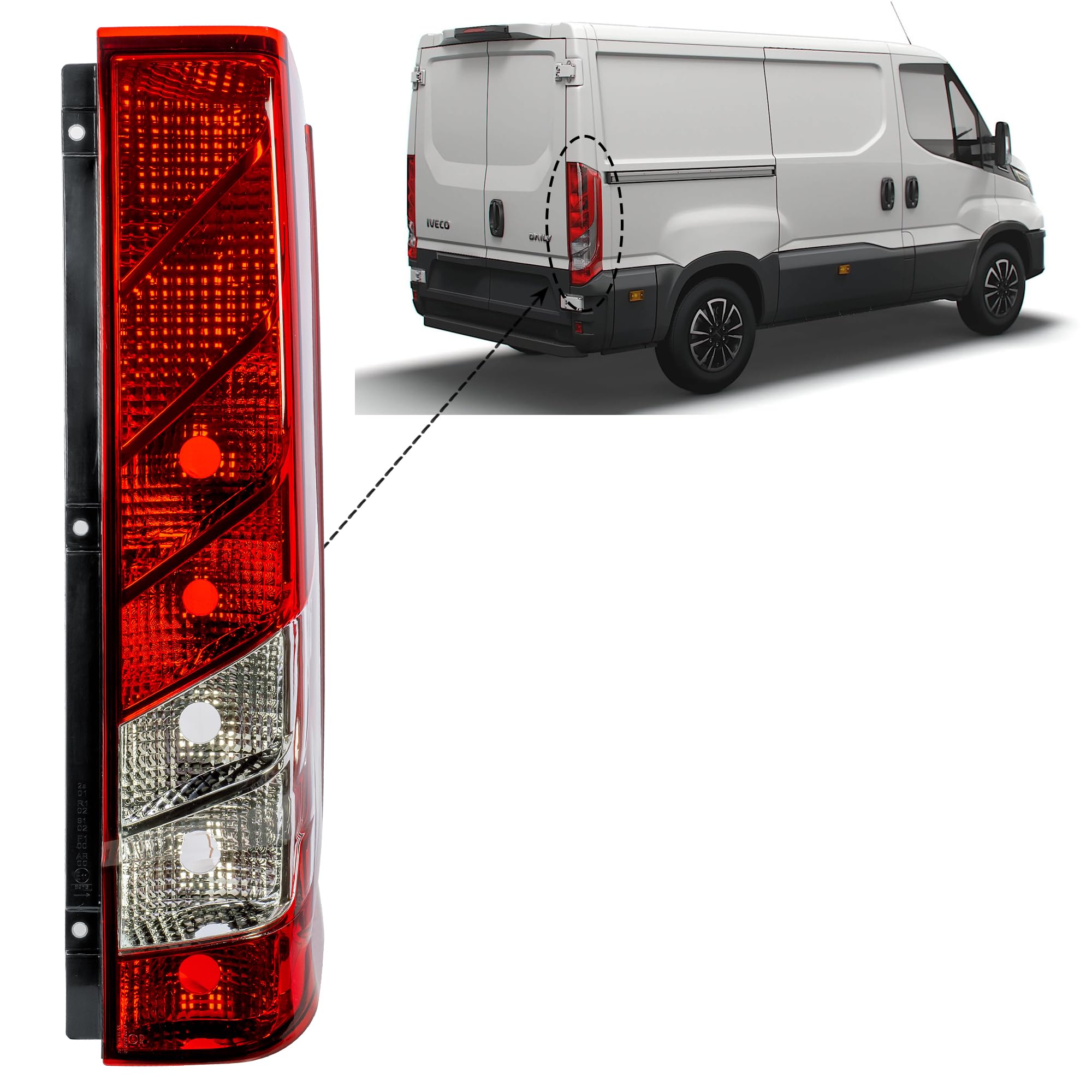 Für IVECO Daily VI 2014-2024 Heckleuchte Rückleuchte Rechts Seite