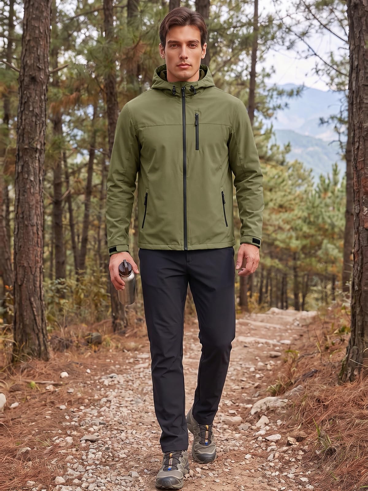 Runcati Veste softshell pour homme