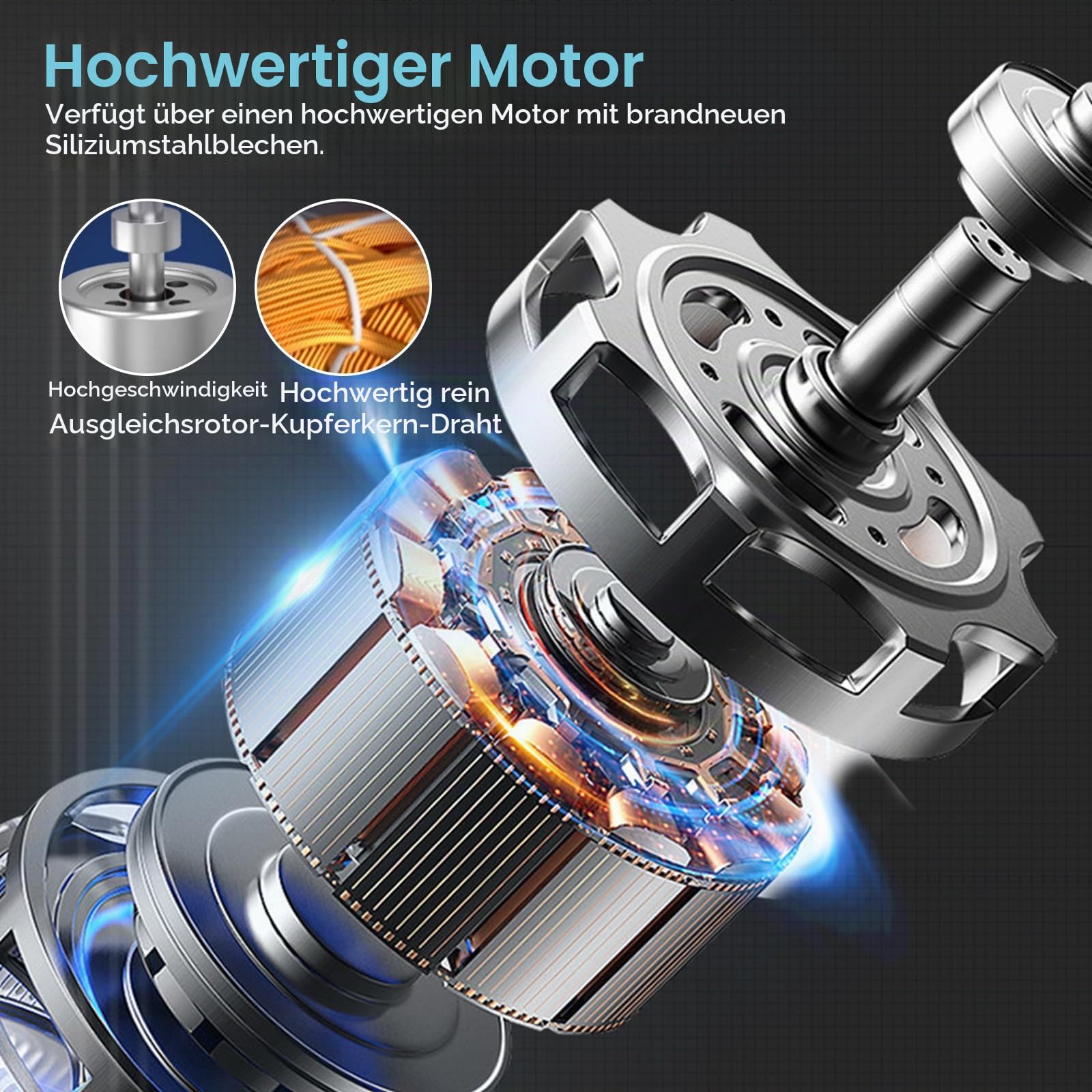 Tauchpumpe kompatibel mit Makita 18V Akku, Kabellose Wasserpumpe mit 5m Verbindungskabel, Förderhöhe 16m, für Pool, Wasserbett, Gartenbewässerung, Bürstenloser Motor (Ohne Batterien & Ladegerät）