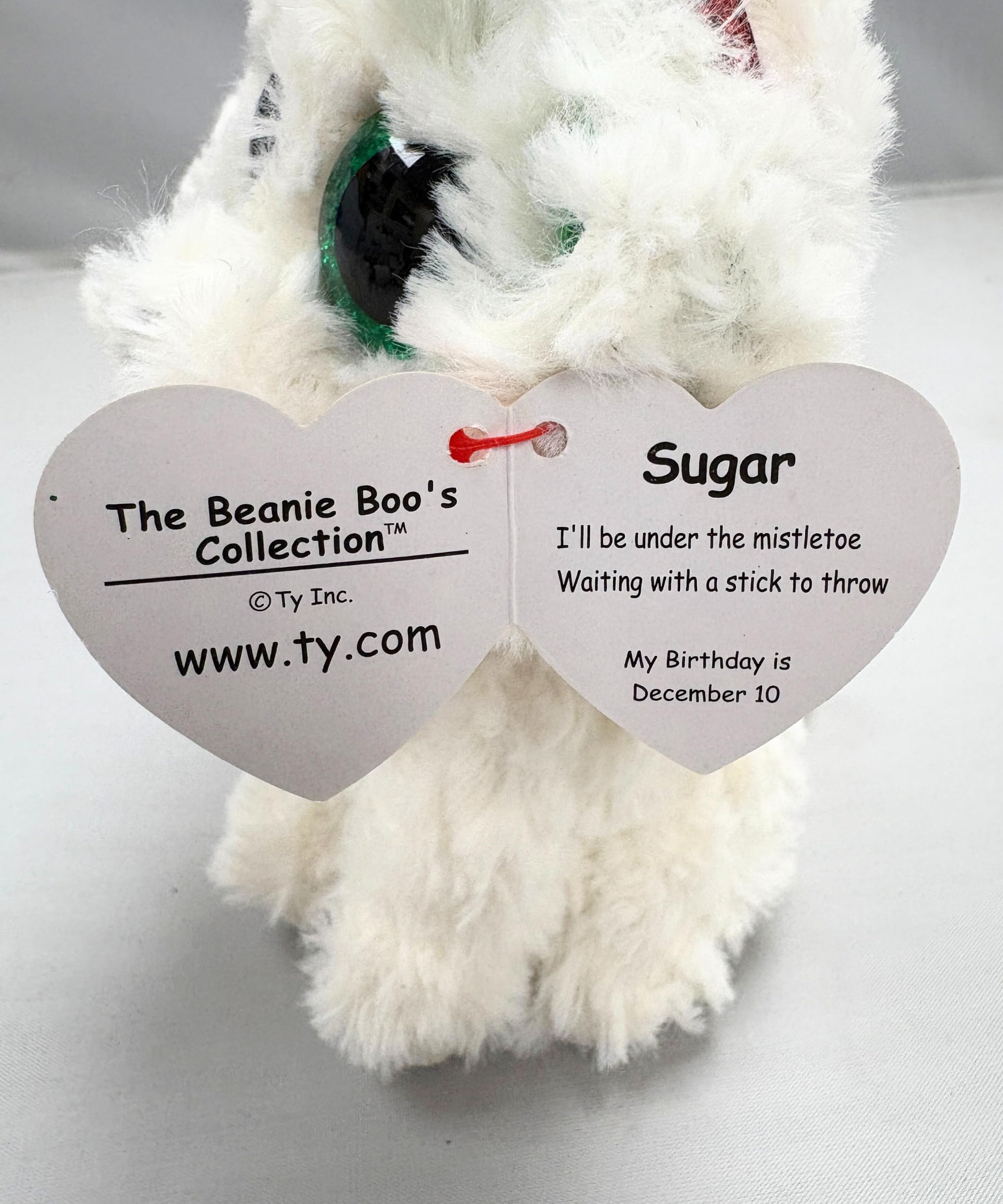TY Sugar Dog Xmas 2019 pluszowy wielokolorowy One Size