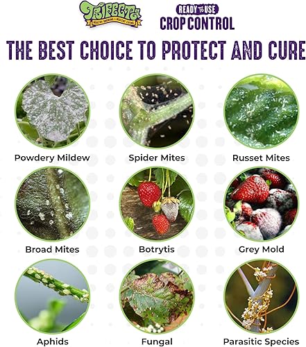 Vista 44 de Trifecta Crop Control Super Concentrate - Pesticida natural todo en uno, fungicida, acicida, insecticida, ayuda a derrotar a los ácaros, el moho