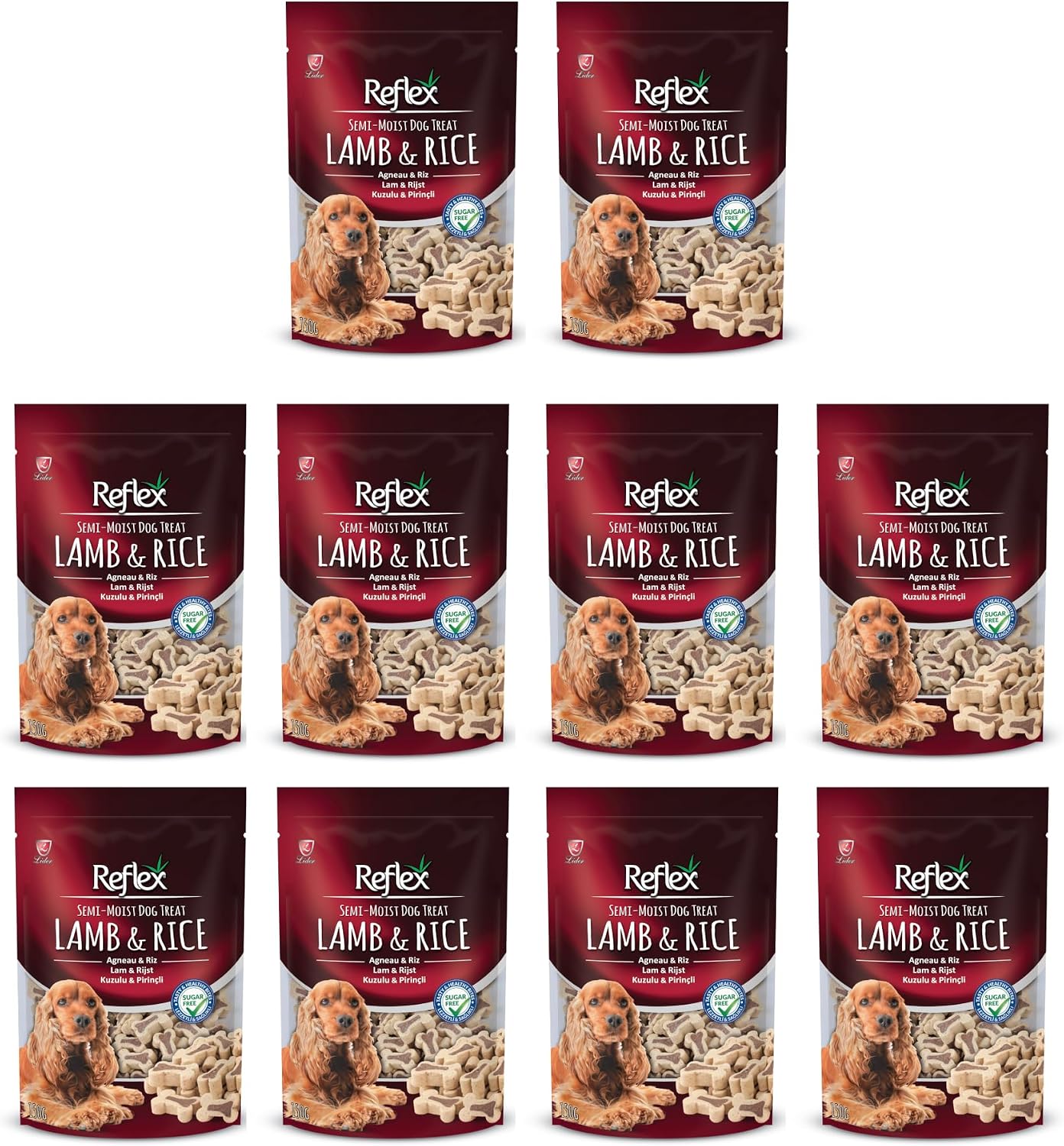 Reflex Kuzu Etli Ve Pirinçli Küçük Irk Köpek Ödülü, 10'lu paket