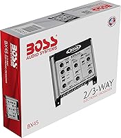 Vista 3 de Boss Audio Systems Bx45 2 3 vías pre-amplificador coche electrónico crossover - plata y negro