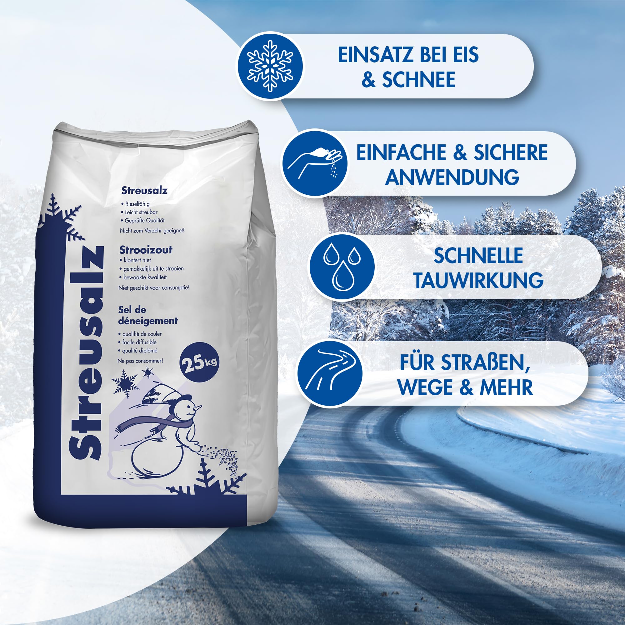 Best For Garden strooizout zout zout zout gewicht naar keuze 25 kg