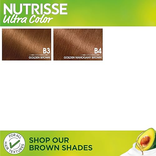 Miniatura 4 de Garnier Nutrisse Ultra Color Crema nutritiva para color permanente para el cabello el empaque puede variar paquete de de 2 Chocolate caramelo B4