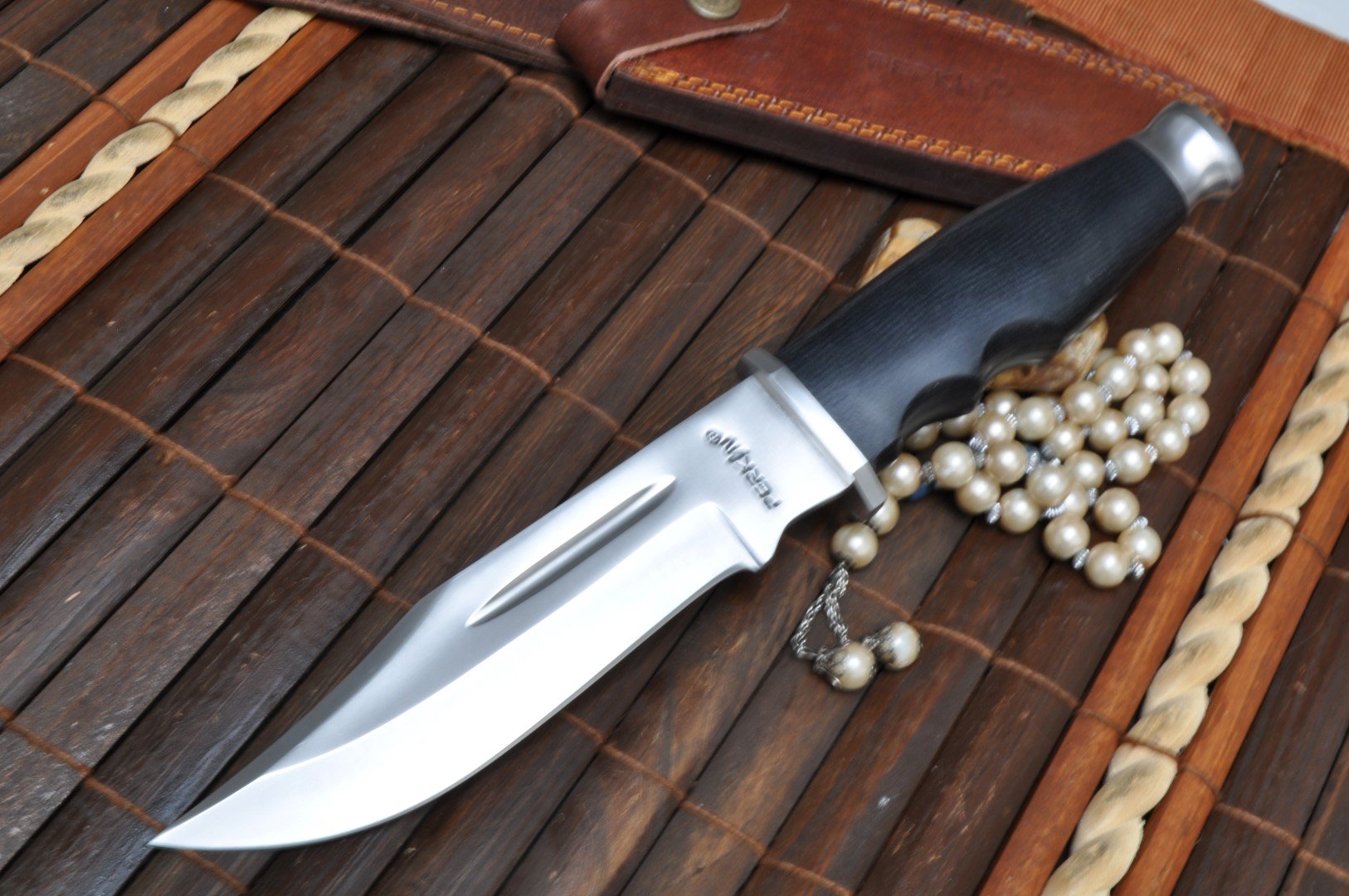 Jagdmesser fijo con Lederscheide Gürtelmesser