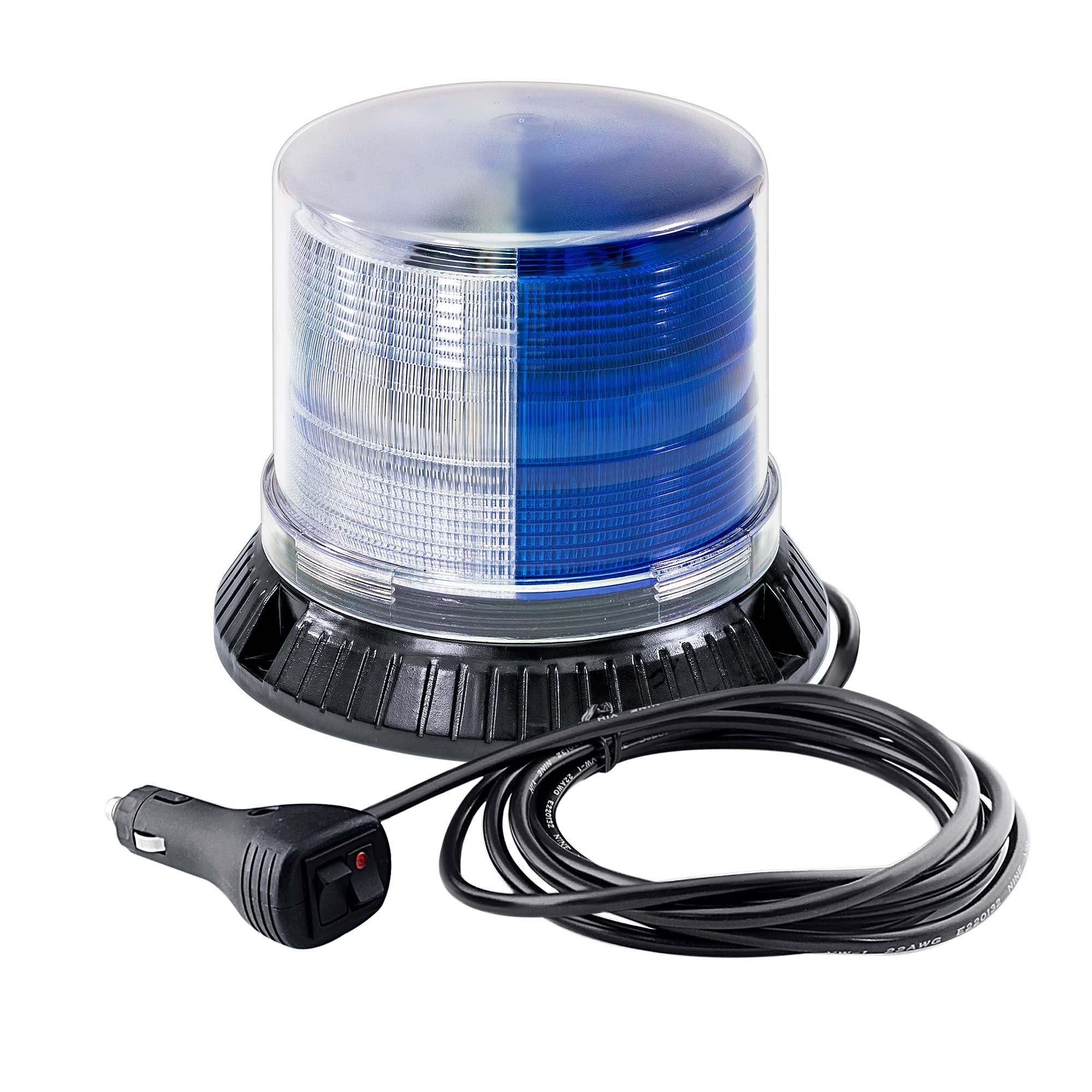 12w Blue Clear Led Beacon Warning Light Magnet Permanent Mount | Desertcart  Seychelles, image size:2000x2000