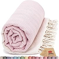 Vista 46 de Bazaar Anatolia Toalla de playa turca – 100% algodón, secado rápido, toalla a rayas sin arena para baño y campamento – De gran tamaño 71 x 39