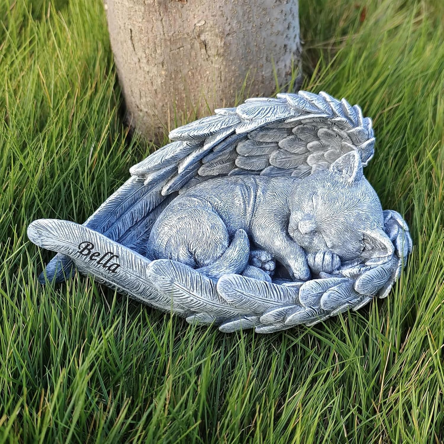 Regalo commemorativo della lapide della Statua commemorativa del Gatto dell'angelo dell'animale Domestico for i defunti