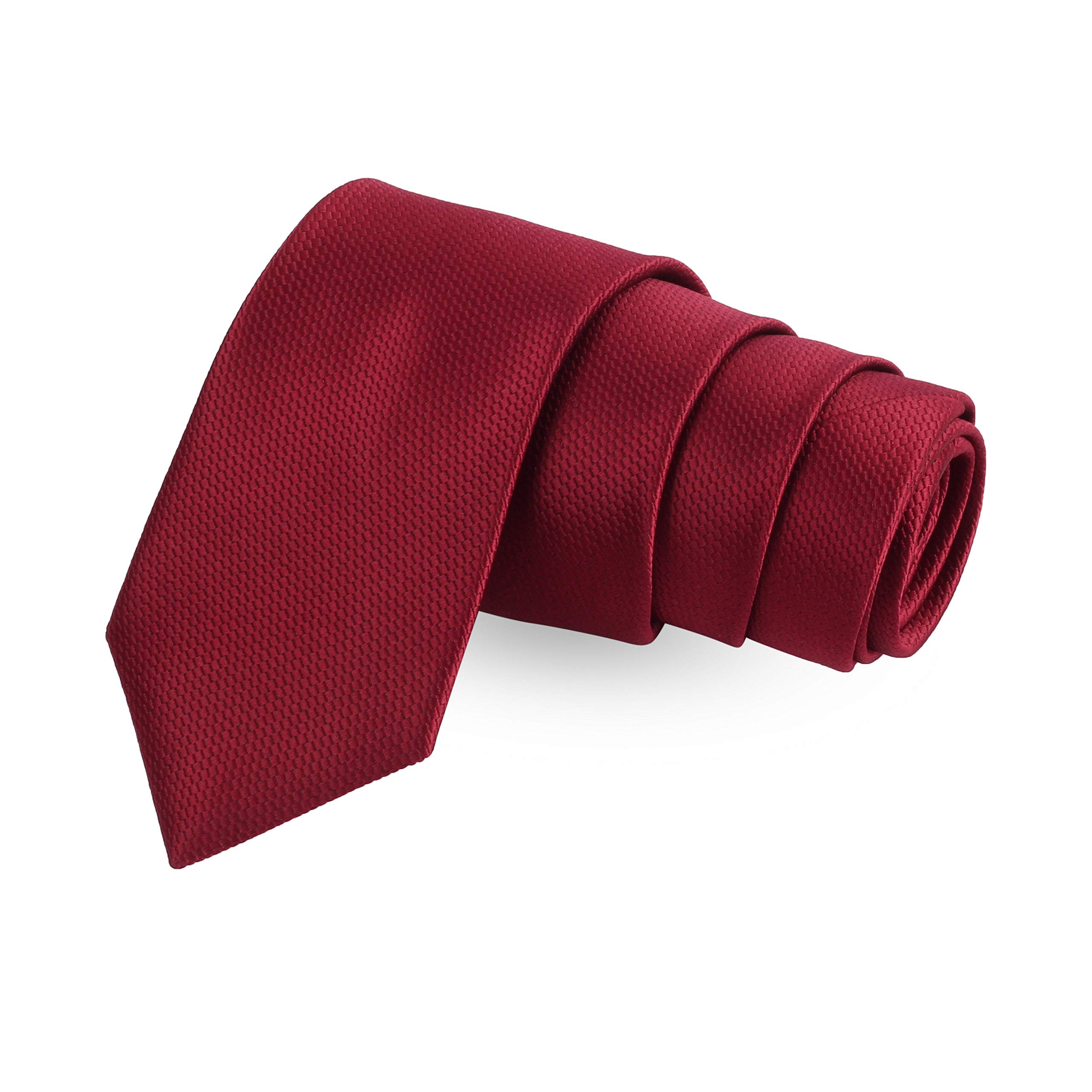peluche The Majestic Snap Pink Colored Microfiber Necktie For Men-picture-15