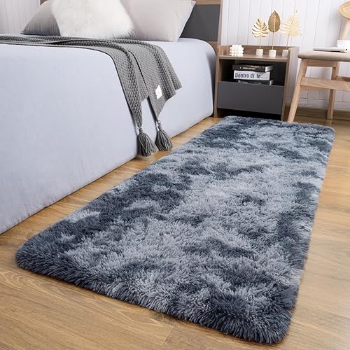 Miniatura 1 de Alfombra peluda ultra suave para sala de estar, de 5 x 7 pies, para interior, moderna, esponjosa, mullida para dormitorio, alfombra de felpa